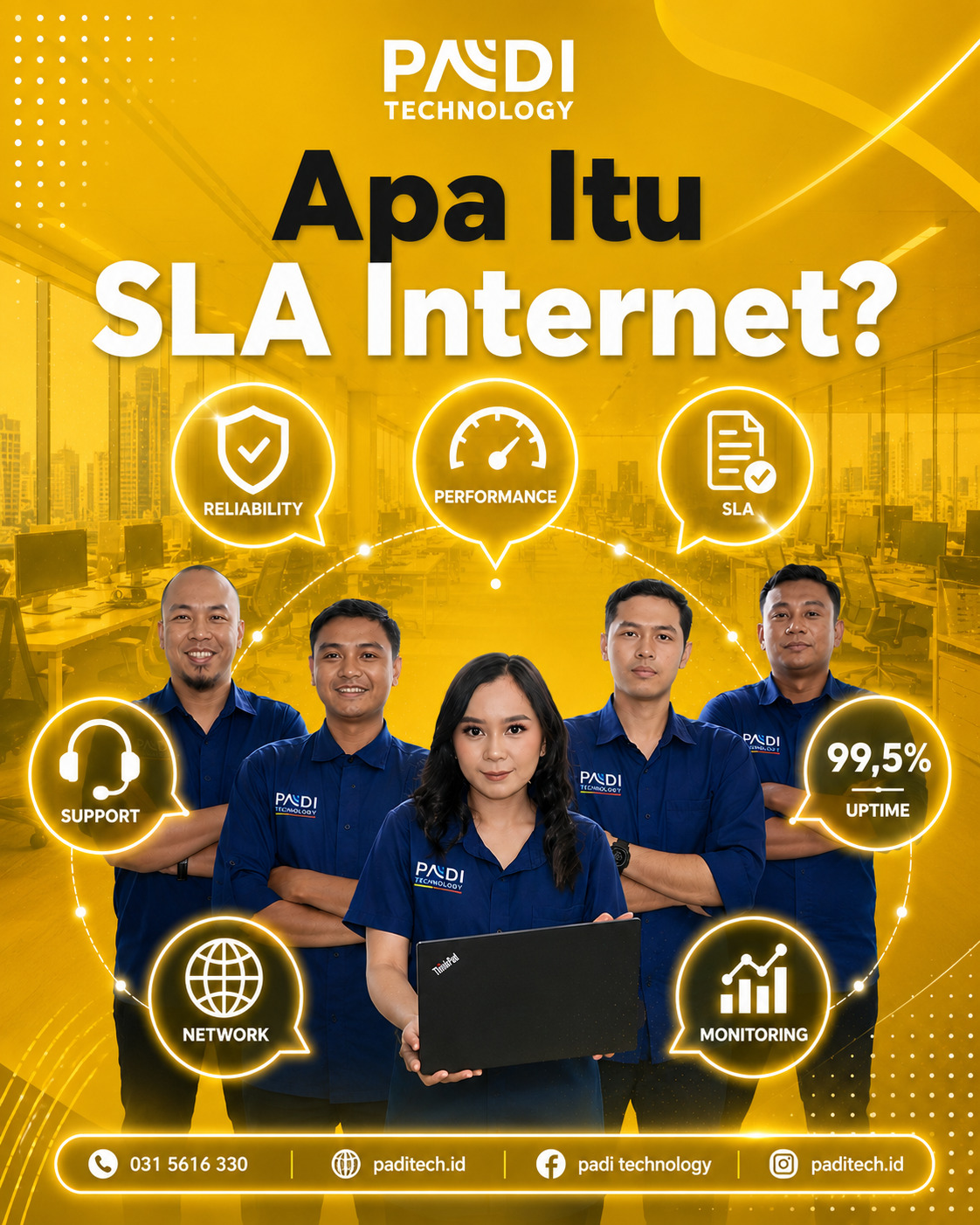 Apa Itu SLA Internet? Hal yang Perlu Dipahami Sebelum Memilih ISP